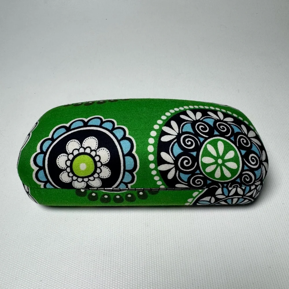 Vera Bradley Cupcake Green Hard Glasses Case